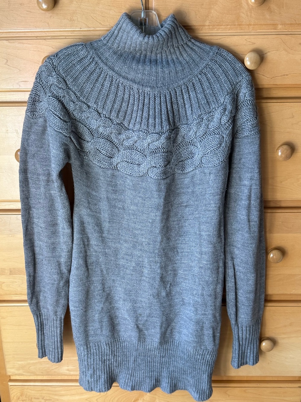 Wet Seal Gray Soft Knit Turtleneck Sweater